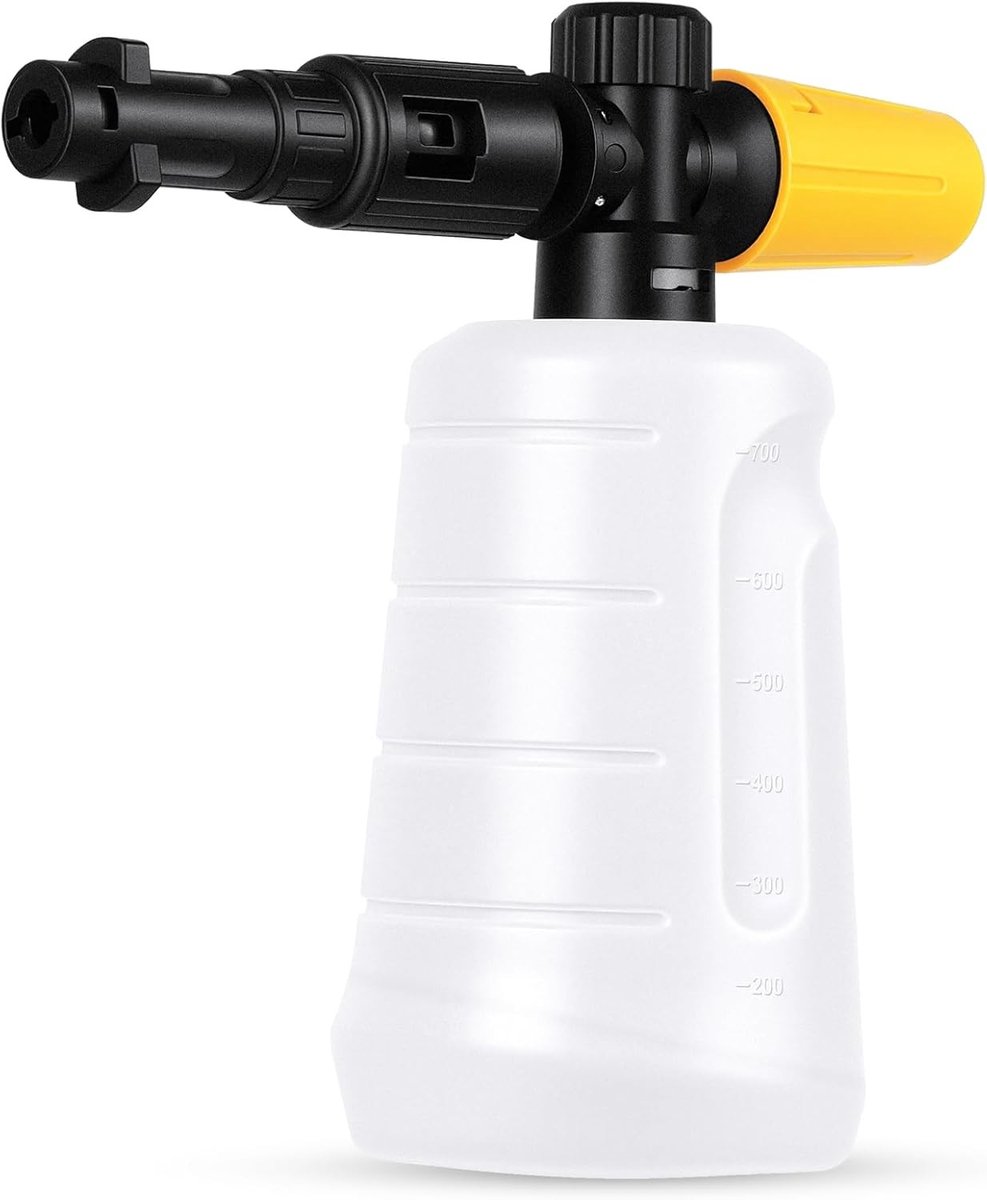 Verstelbare Schuimpistool voor Hogedrukreinigers - 700 ml Foam Cannon voor Auto en Vloerreiniging