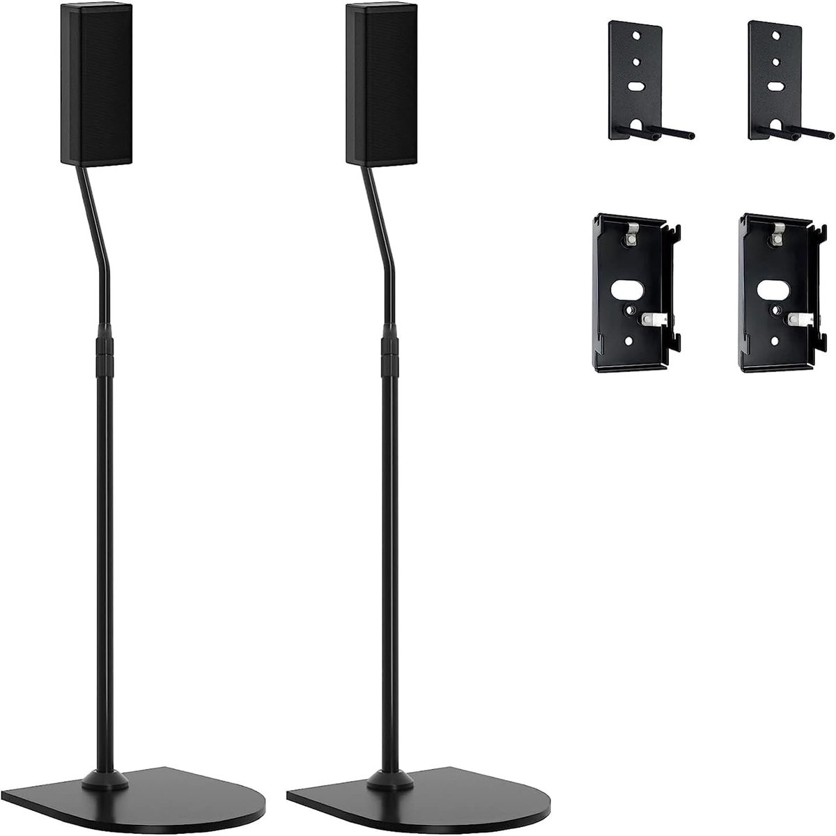 In hoogte verstelbare standaard voor luidsprekers - Slideconnect beugel - voor Bose Surround Speakers - ShopVlot