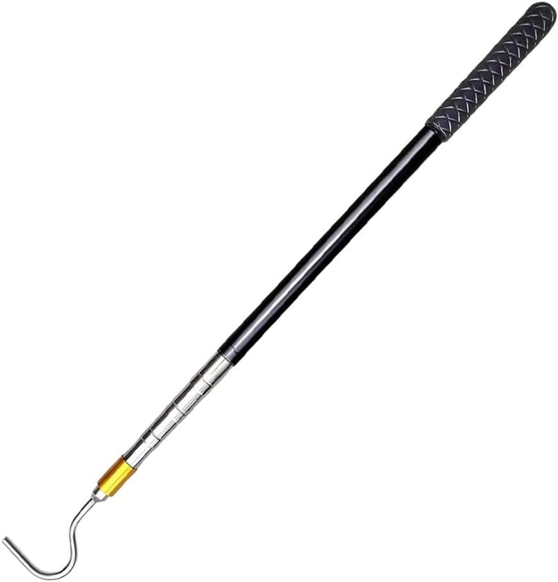 Telescopische Hengel van 150 cm met Haken voor Zonnescherm, Boot, Luifel en Motorhome - Lichtgewicht en Duurzaam Accessoire voor Buitensport