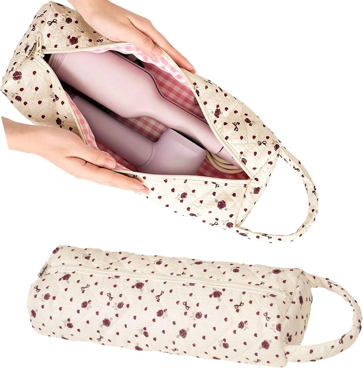 Organizer Tas voor Haarstyling Gereedschap, Geschikt voor Krultangen, Föhn en Accessoires, Ideaal voor Reizen en Haarverzorging