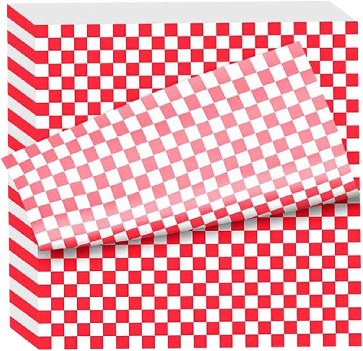 Grease Free Wrapping Sheets - Voedselveilig Inpakpapier voor Broodjes, Snoep, Gebak en Kaas - 50 Stuks 11x10 cm