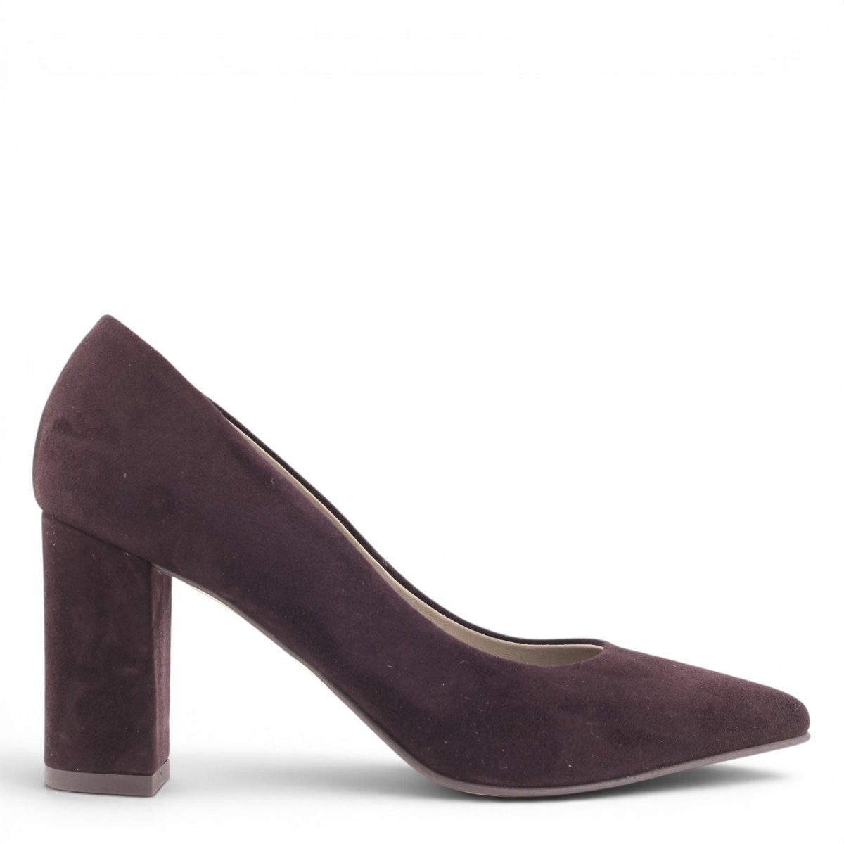 Noë Shoes Nirma Pump Dark Brown Suede