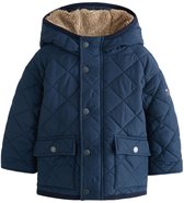 Next - Jongens - Gewatteerde jas met borgvoering - Blauw
