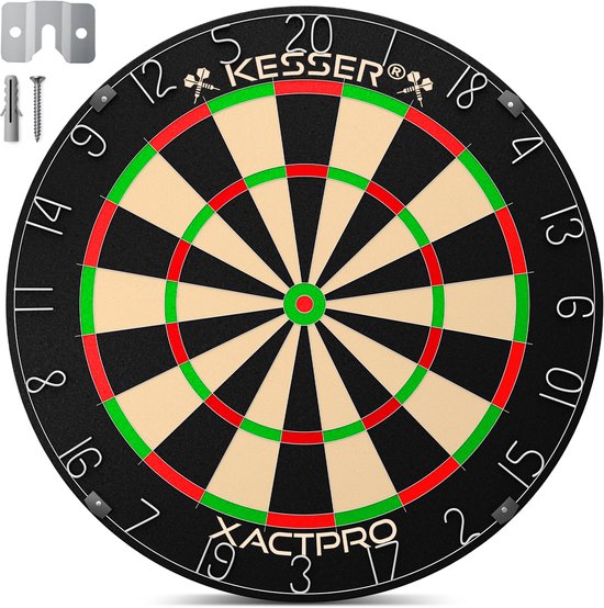 KESSER® Dartbord Sisal - 37-delige Dart Set inclusief 9x Dartpijlen en 21x Dartflights + Accessoires van KESSER® — afbeelding 5
