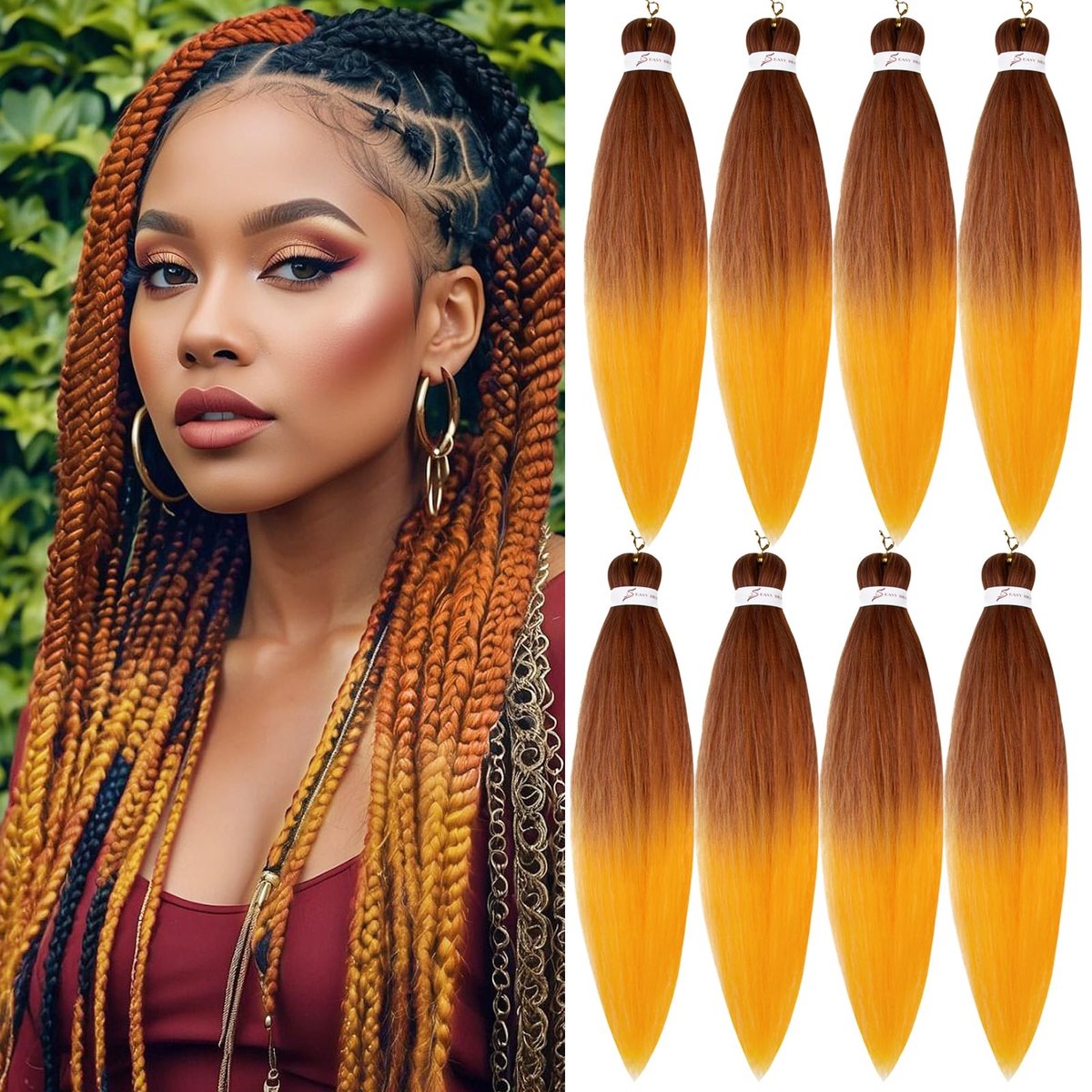 Dailygoods - Pre-stretched Braiding Hair 26 Inch - Professionele Haarextensions