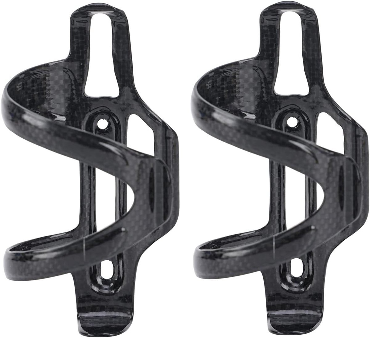 Dailygoods - 2 stuks flessenhouder voor fiets - Ultralicht carbon waterfleshouder