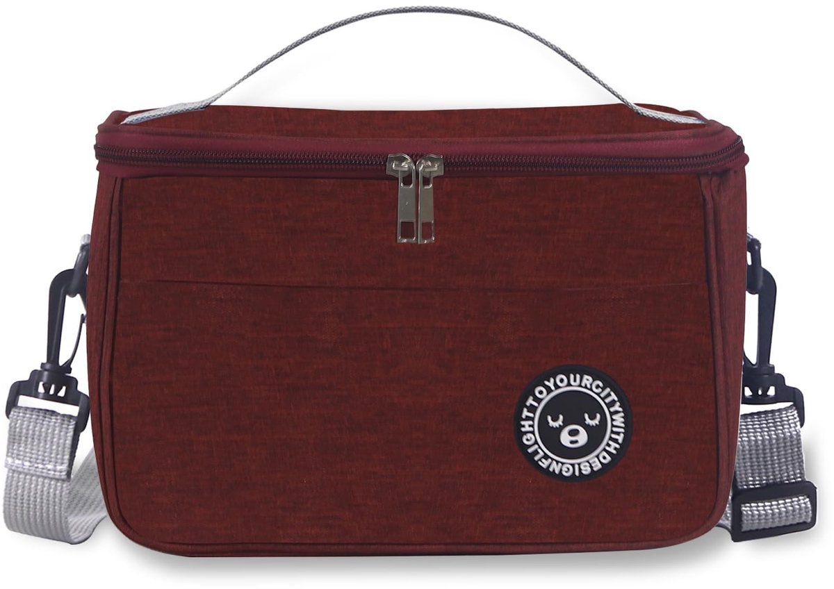 Dailygoods - Koeltas 12 L/5,5 L - Opvouwbare Draagbare Lunchtas voor Picknick en Reizen