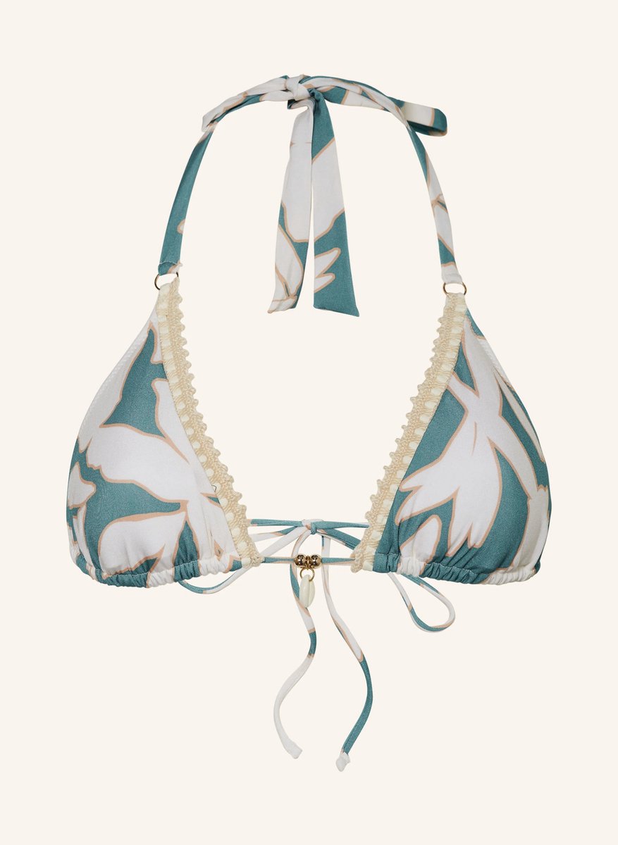 Watercult Floral Abstract Triangel Bikini Top - Meerkleurig