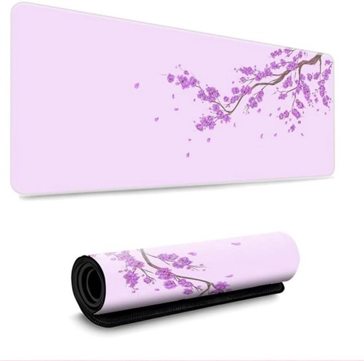 Grote Muismat - Bureaumat Deskpad - Bureau Organisatie - Antislip Basis - 900 x 400 mm - Lichtpaars