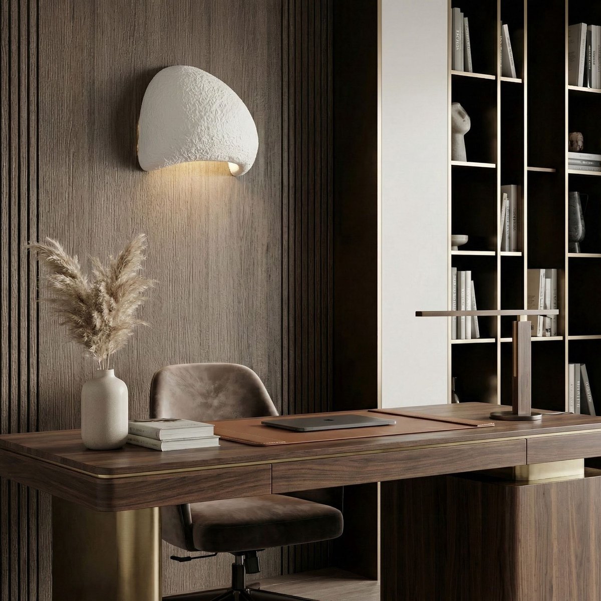 Asir - Wandlamp - Wit - 27 x 22 x 17 cm