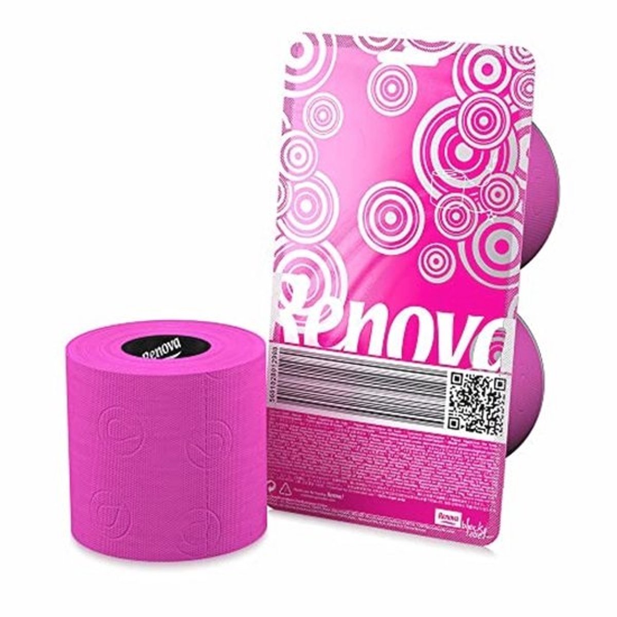 Hygiënisch toiletpapier 148 g - 2 rollen in transparante verpakking
