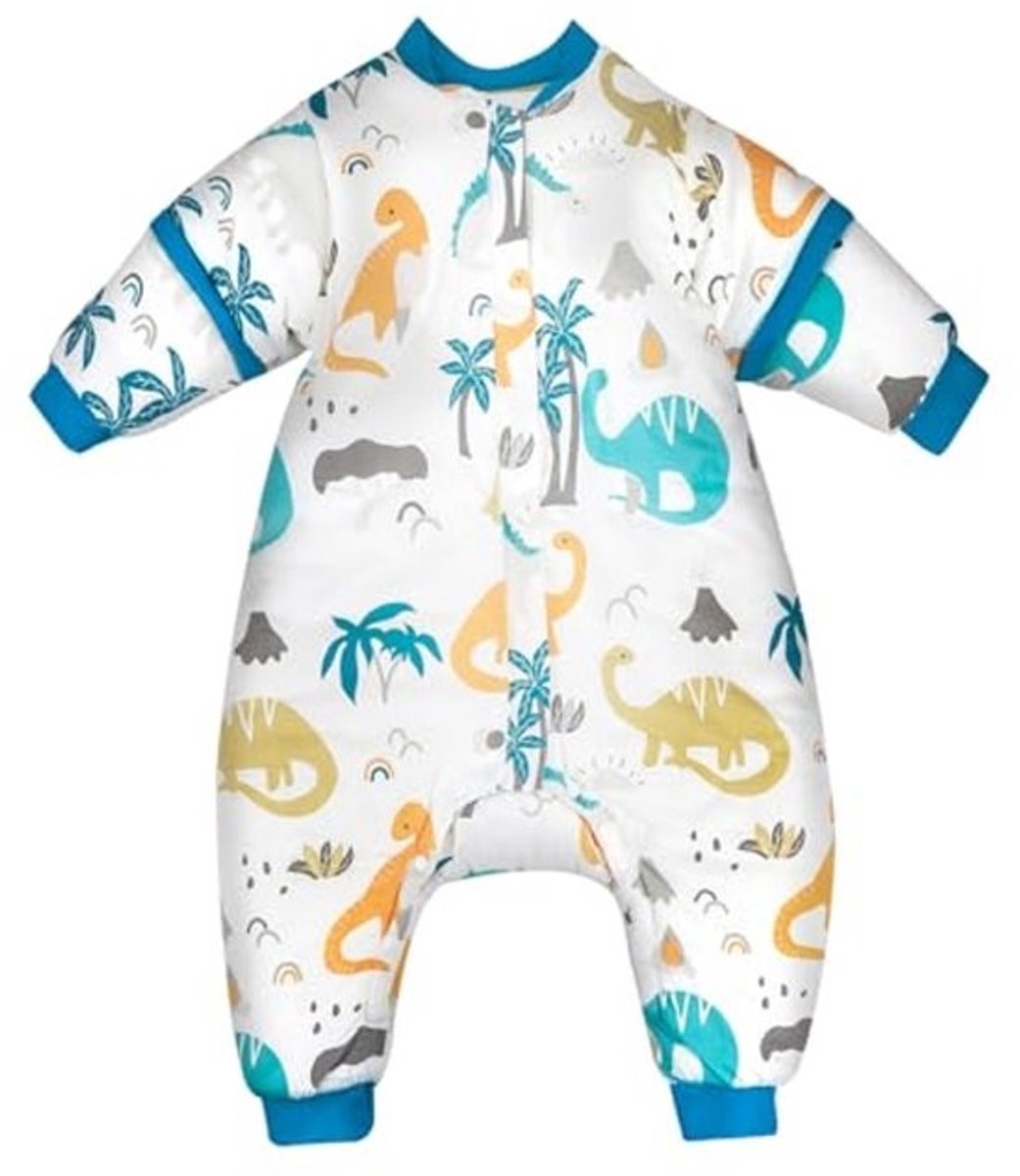 Babyslaapzak met Voeten 2,5 TOG/3,5 TOG, Afneembare Mouwen, Katoenen Winterslaapzak voor Baby's