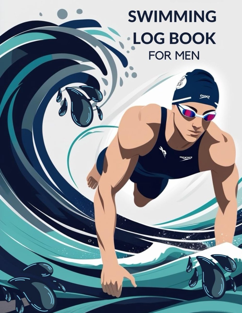 Swimming Log Book for Men: Plan and Record Your Swim Workouts - ShopVlot