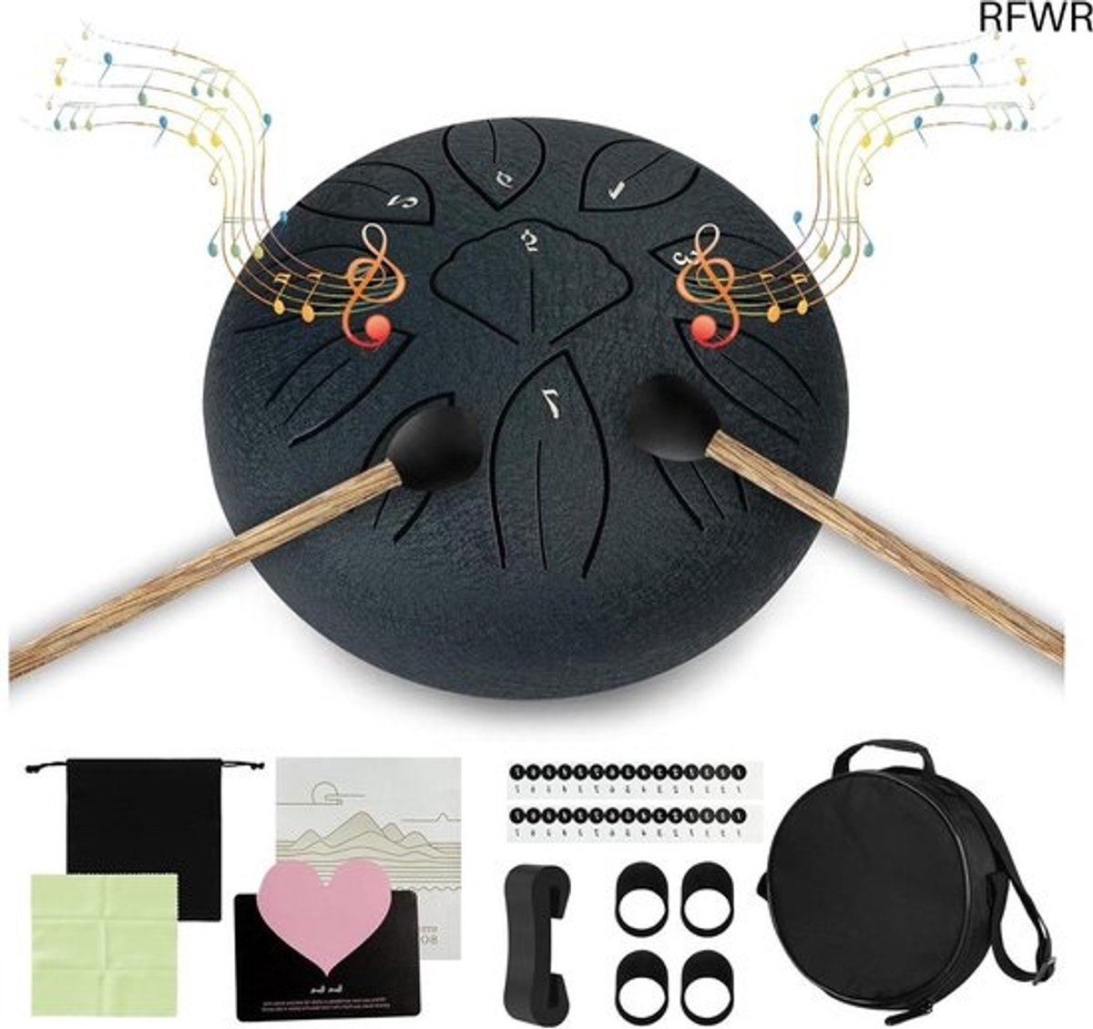 Handpan - Tongue Drum - Klankschaal - Meditatie - Geluidsinstrument