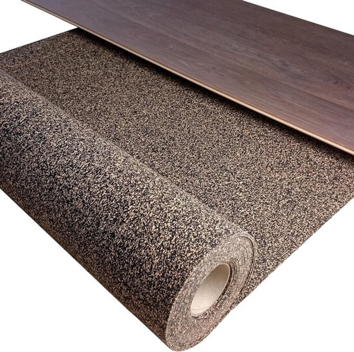 Akoestische Geluidsisolatie Ondervloer 1m² Rubberkurk 3mm voor Laminaat, Parket en Vinyl