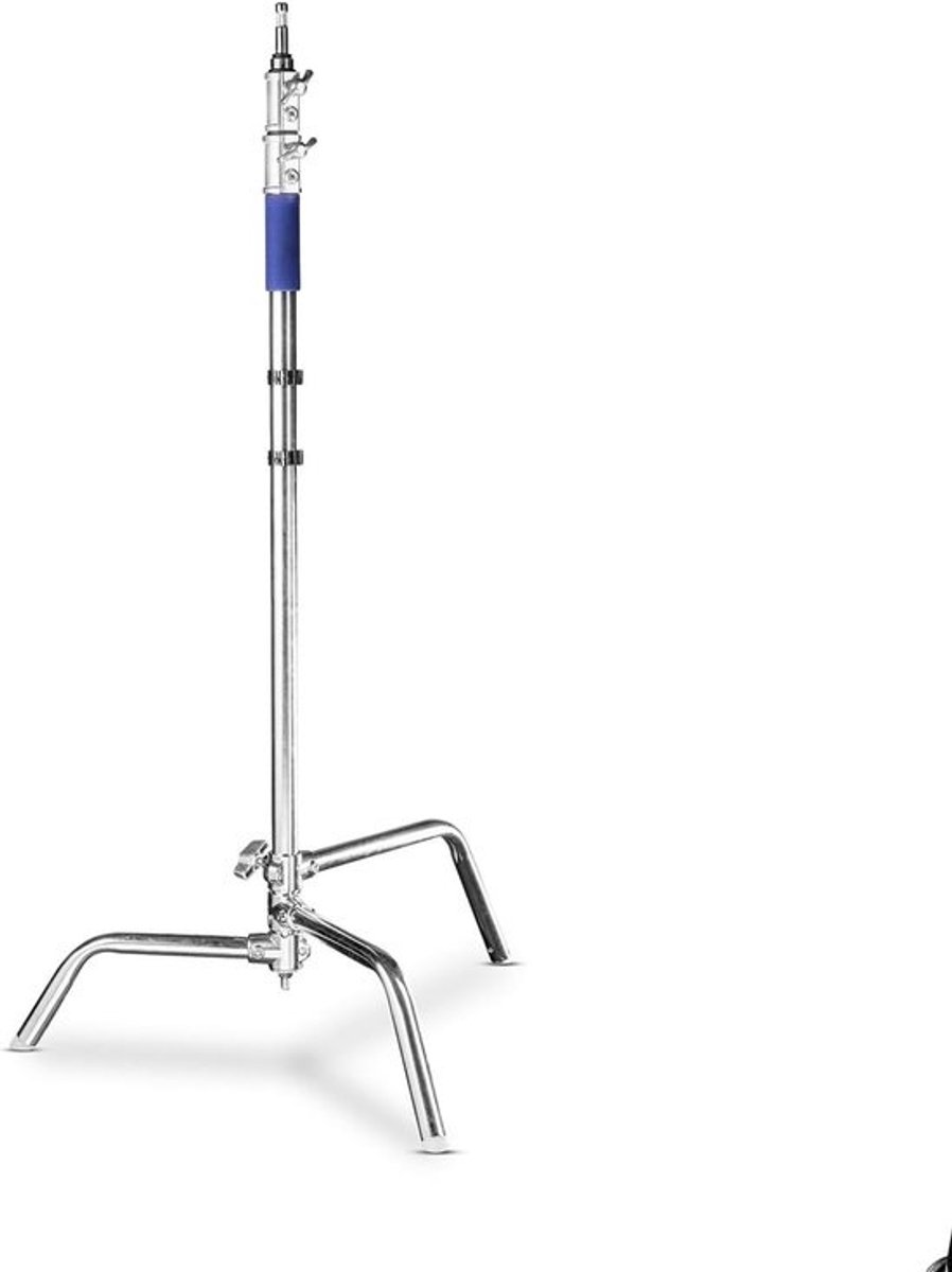 Lamp Statief - Verstelbaar Statief - Fotografie Verlichting - Verstelbare Poot - 320 cm - Zwart