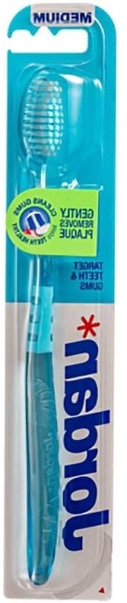 Tandenborstel - Mondverzorging - Grondige Reiniging - Ergonomische Handgreep - Medium - Blauw