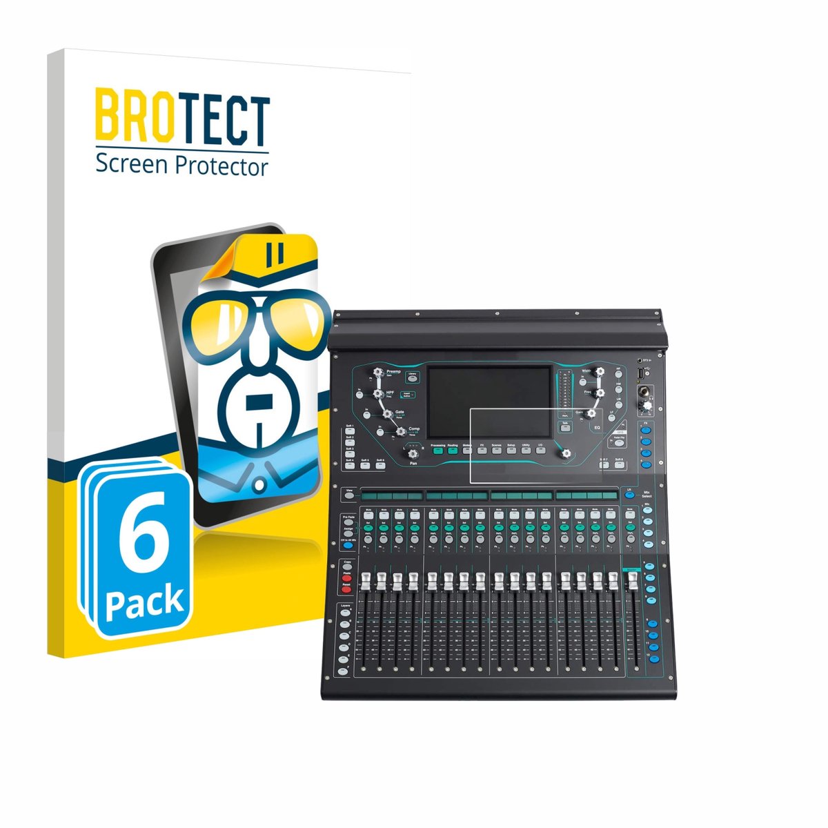 BROTECT - Screenprotector voor Allen&Heat SQ5 - Folie Beschermfolie transparant 6 Stuks