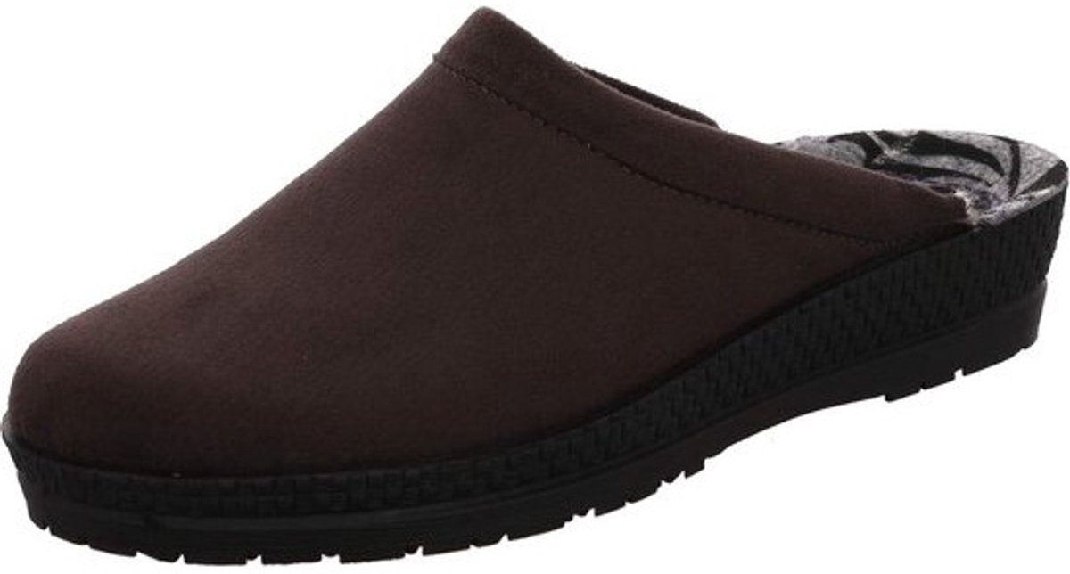 Warme pantoffels voor dames met schapenvacht voering en antislipzool