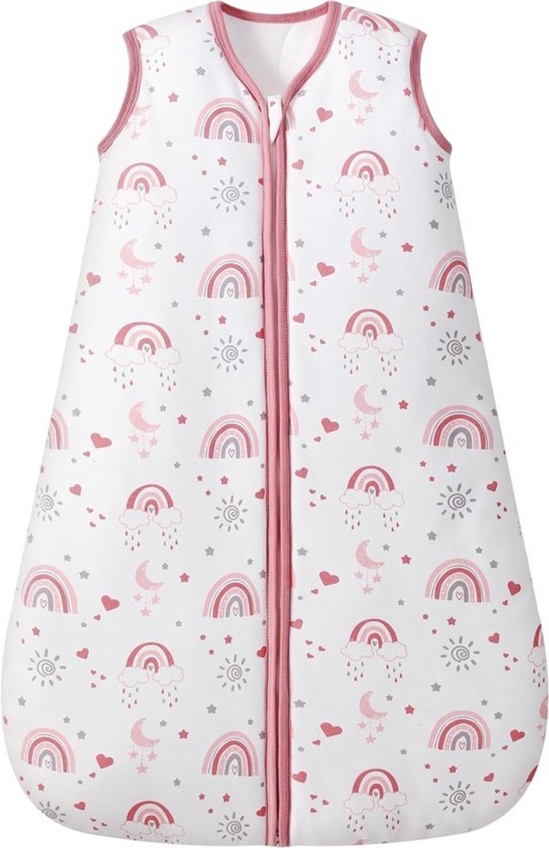 Baby Slaapzak - Draagbare deken - Warm Slapen - 2.5 Tog - 84 cm - Regenboog
