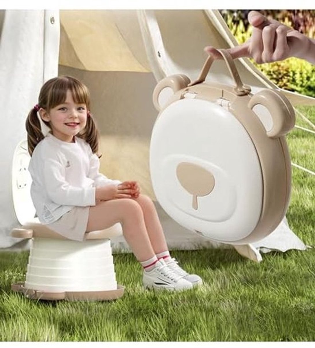 Opvouwbaar Potje Voor Peuters - Draagbaar Toilet Voor Kinderen, Ideaal Voor Reizen En Kamperen