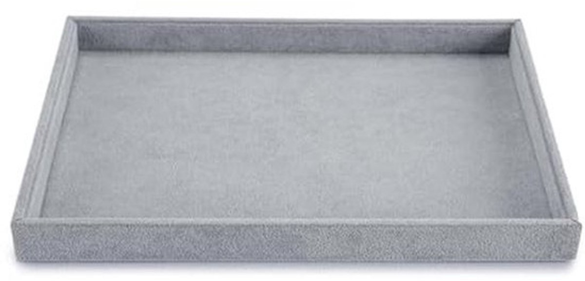 Sieradendienblad van fluweel, stapelbaar, organizer voor sieraden, lade-inzet voor ringen en oorbellen