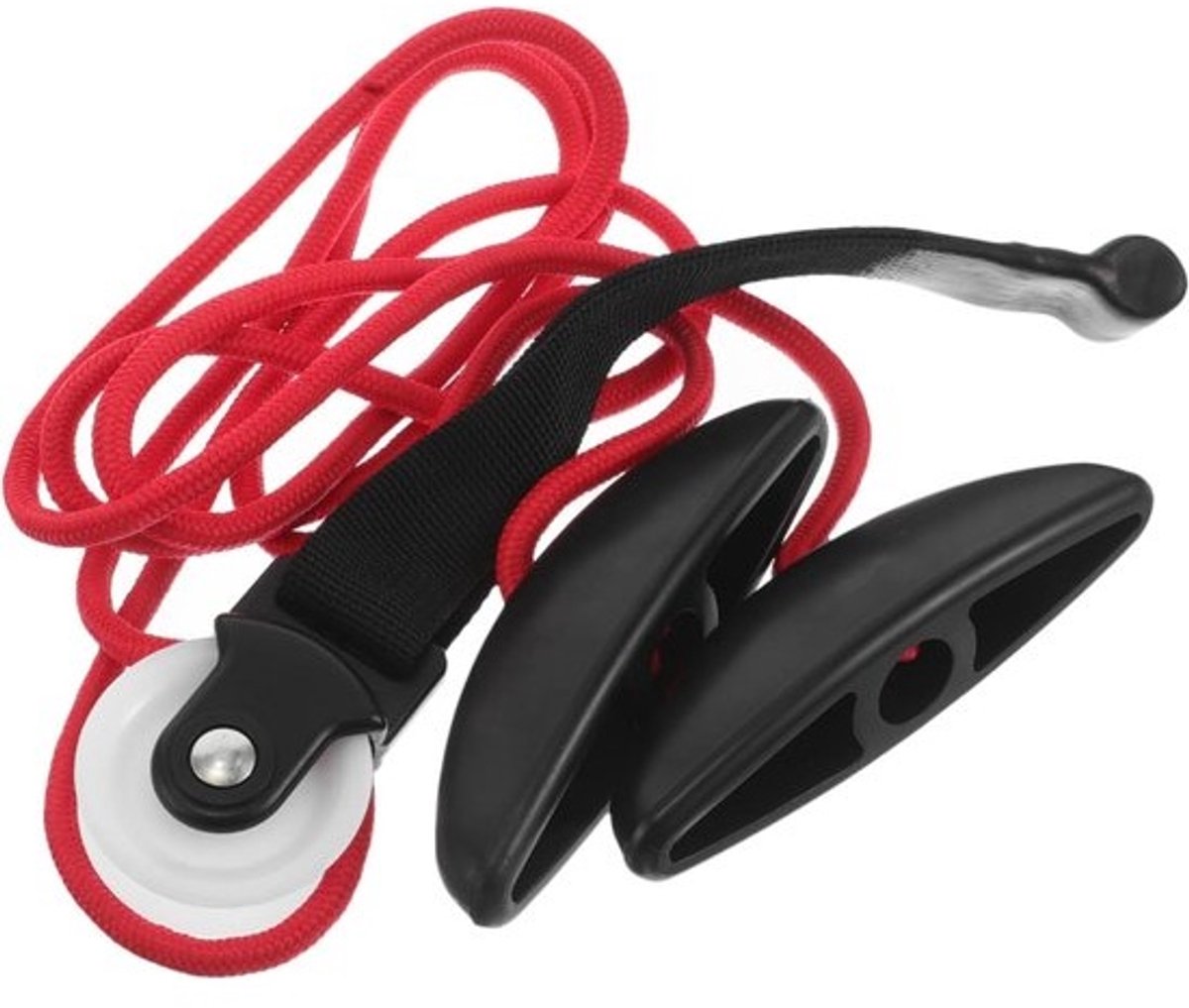 Deur Oefenkatrol - Schouder Trainer - Revalidatie Fitness - Instelbare Intensiteit - 186cm Lengte - Rood