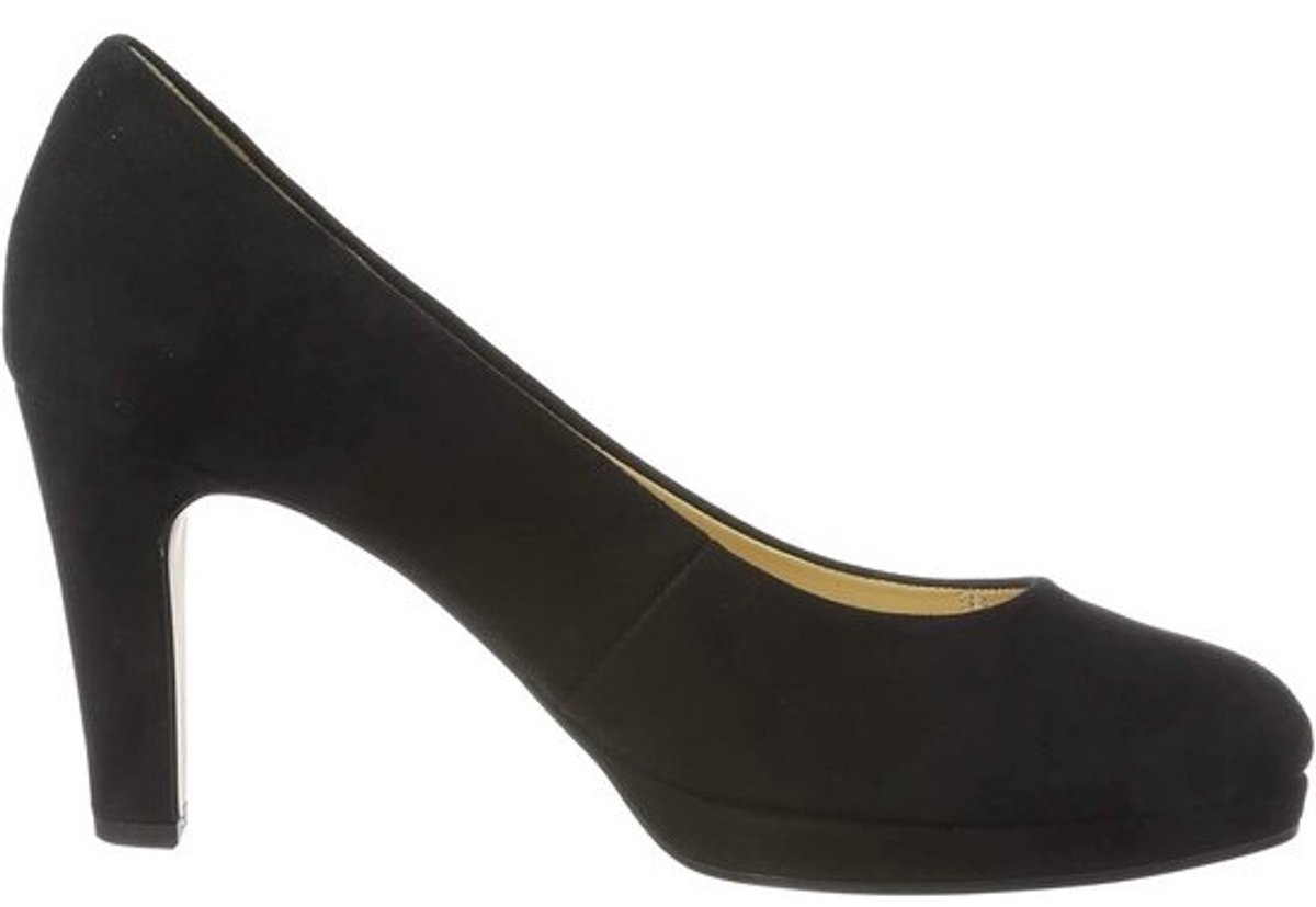 Dames Pump 37 EU - Zwarte Platform Pumps met Hoge Hakken