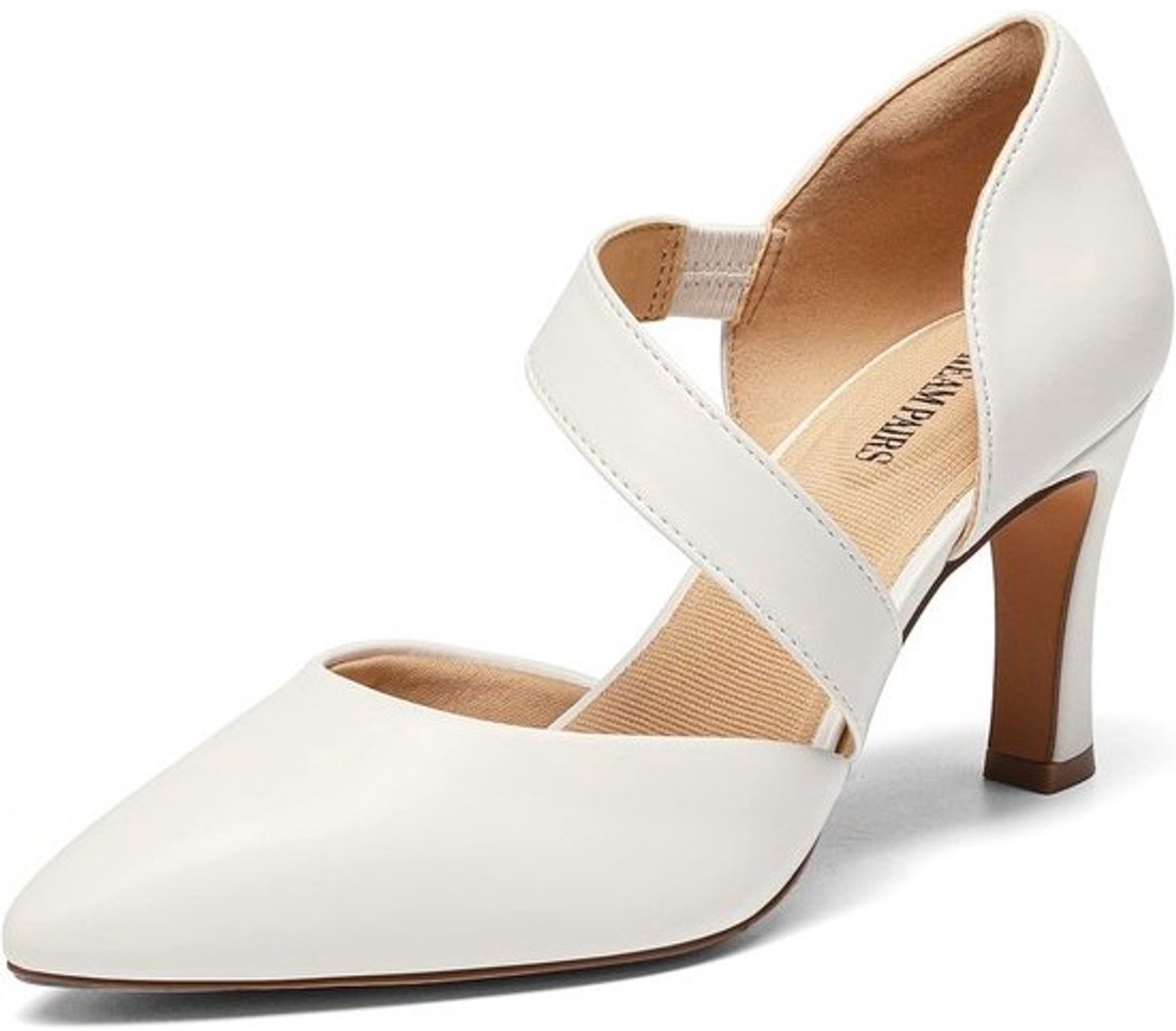 Dames Hoge Hakken Gesloten Puntige Neus Pumps Comfortabele D'Orsay Pumps voor Werk, Kantoor, Bruiloft, Dansen