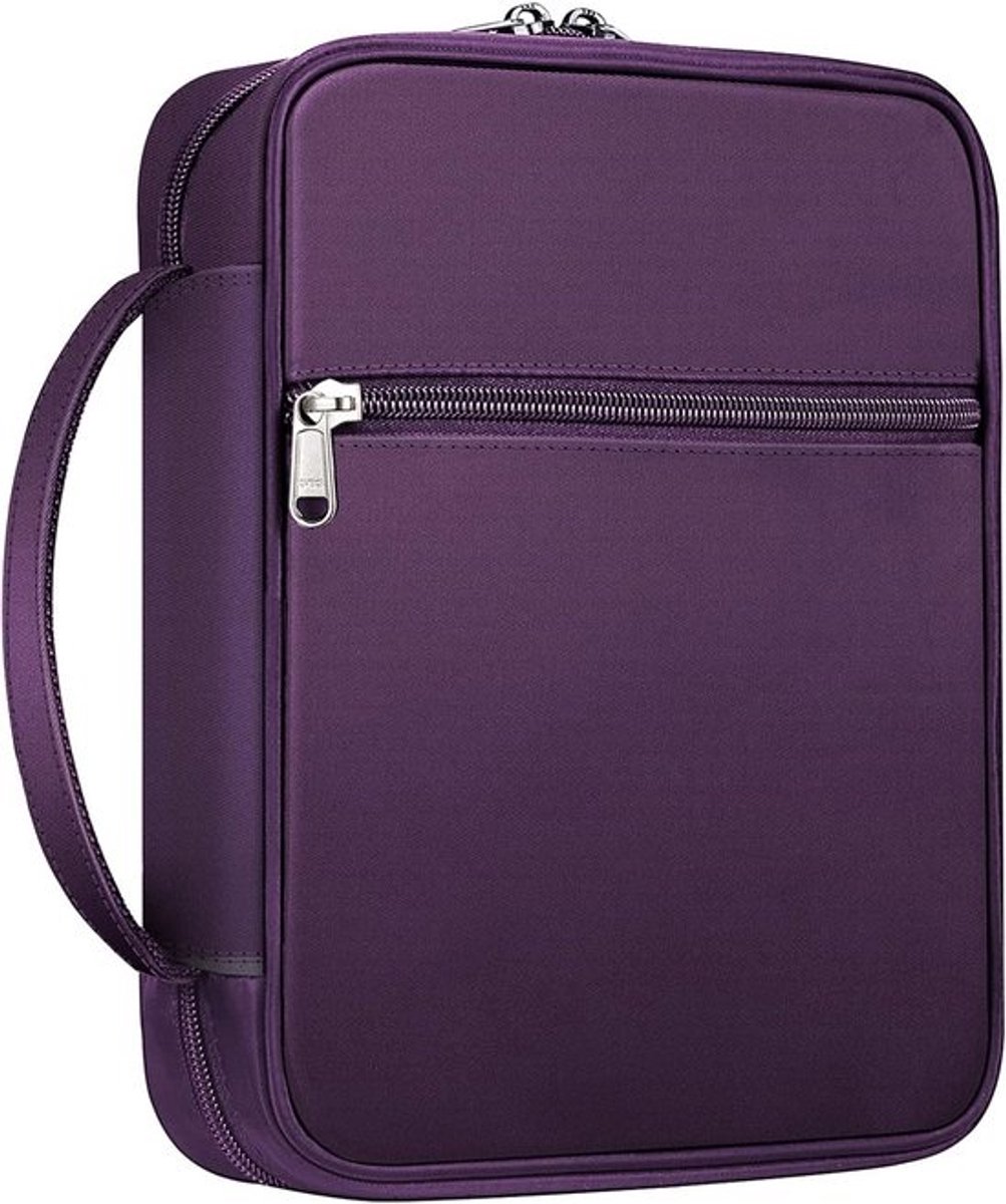 Bijbelhoes met Handvat en Ritsvak - Scheurbestendige Tas voor Standaard Bijbel - Perfect Cadeau voor Moeders en Vrouwen
