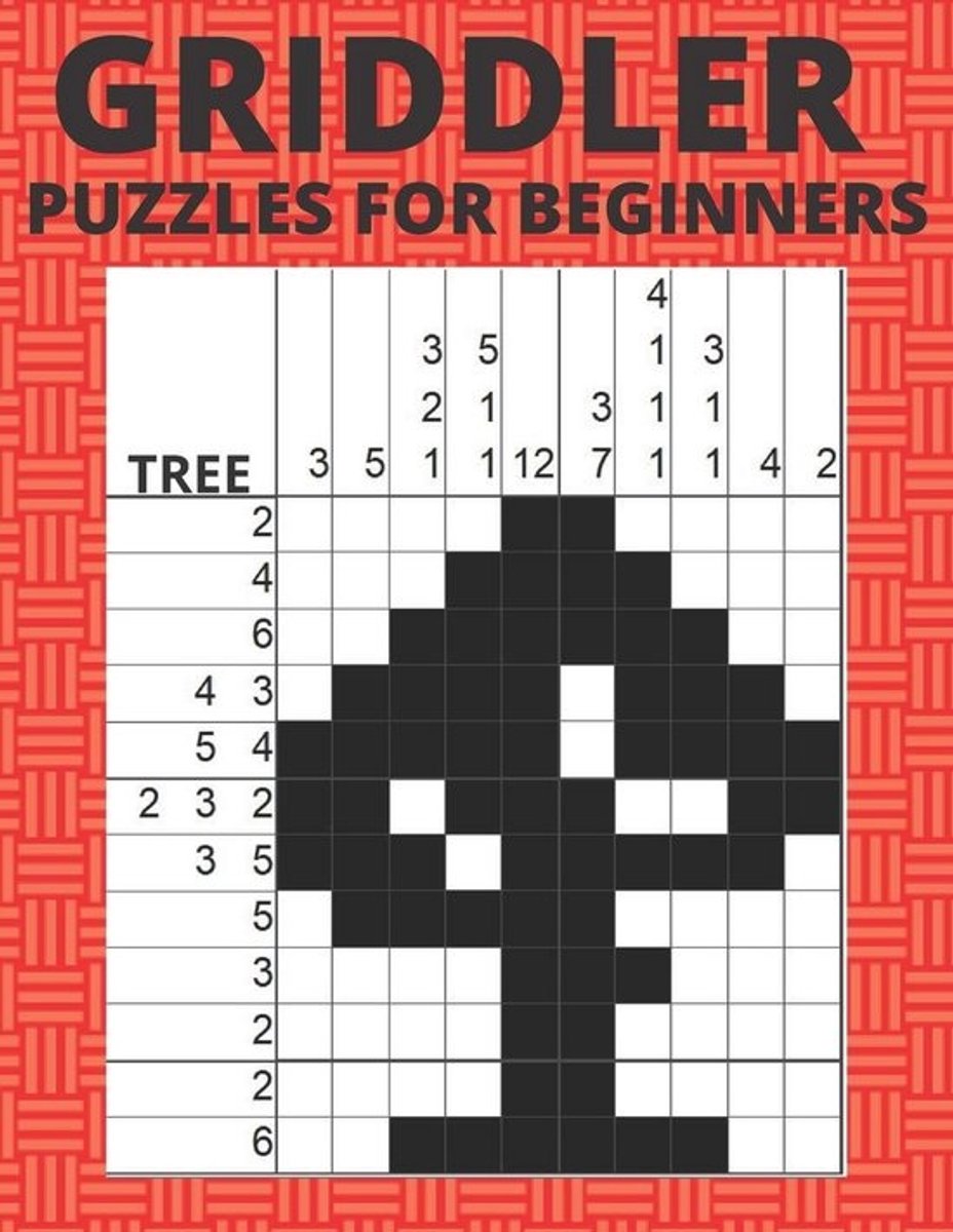 Nonogram Puzzelboek voor Beginners: Logische Hanjie Picross Puzzels met Oplossingen