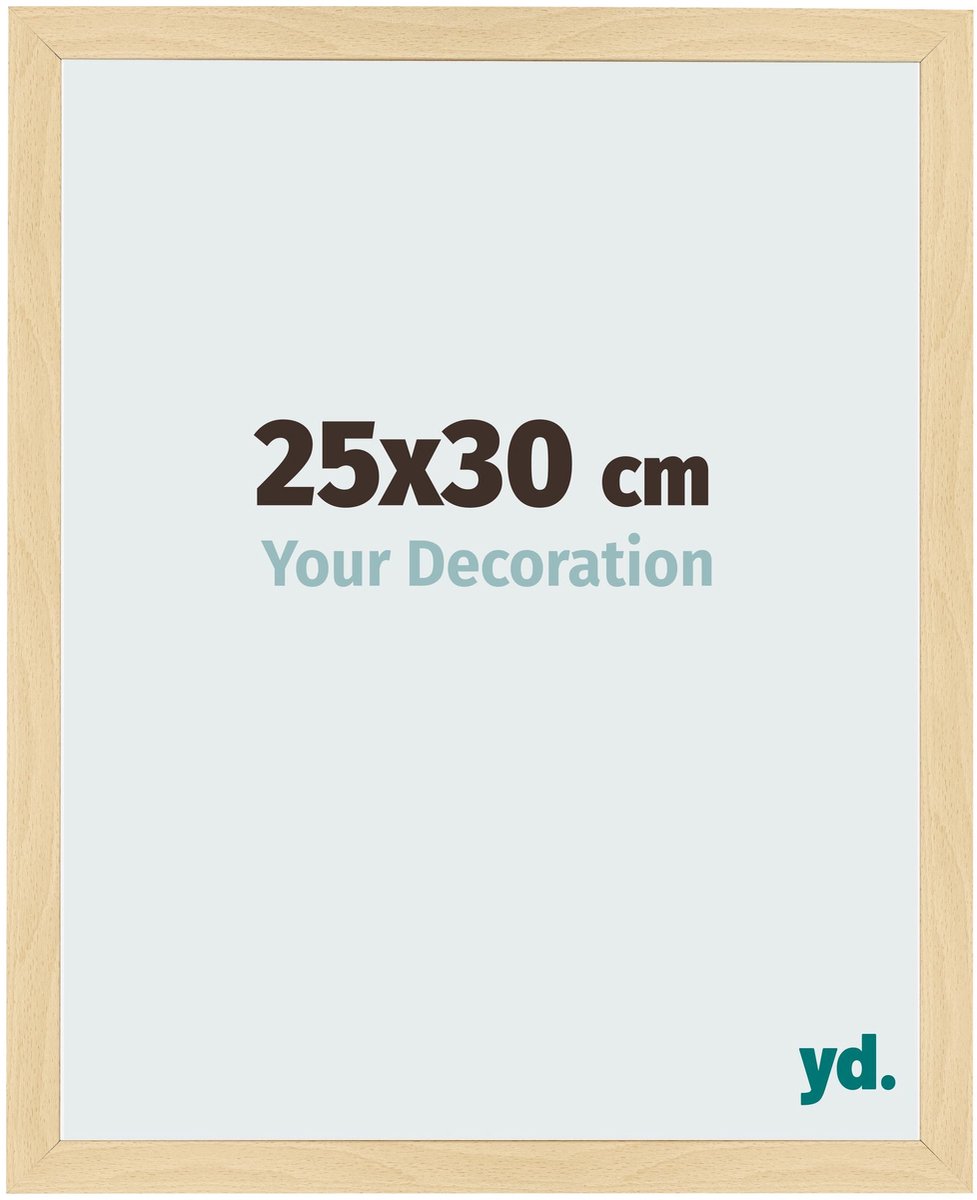 Your Decoration - Fotolijst 25x30 cm - MDF - Beuken Decor - Bologna