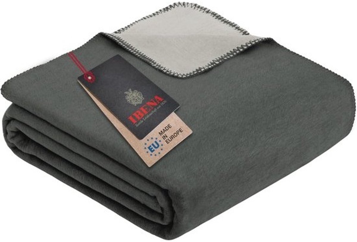 Extra Grote XL Plaid/Sprei Katoenmix 220x240 cm Dubbelzijdig Warm & Zacht