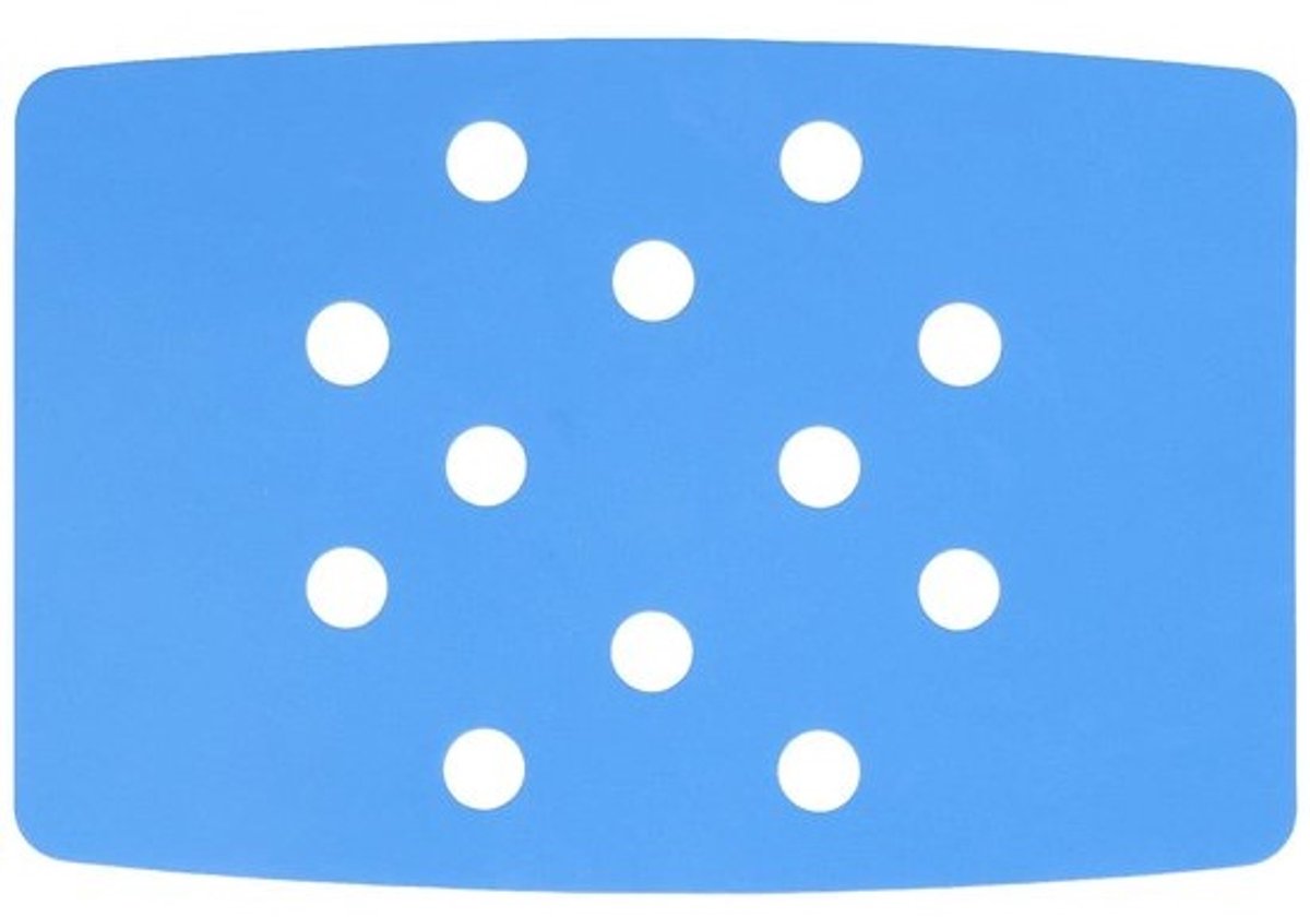 Douchestoelkussen - Badtijd Kussen - Comfortabel Zitten - Geventileerd EVA Materiaal - 45 gram - Blauw