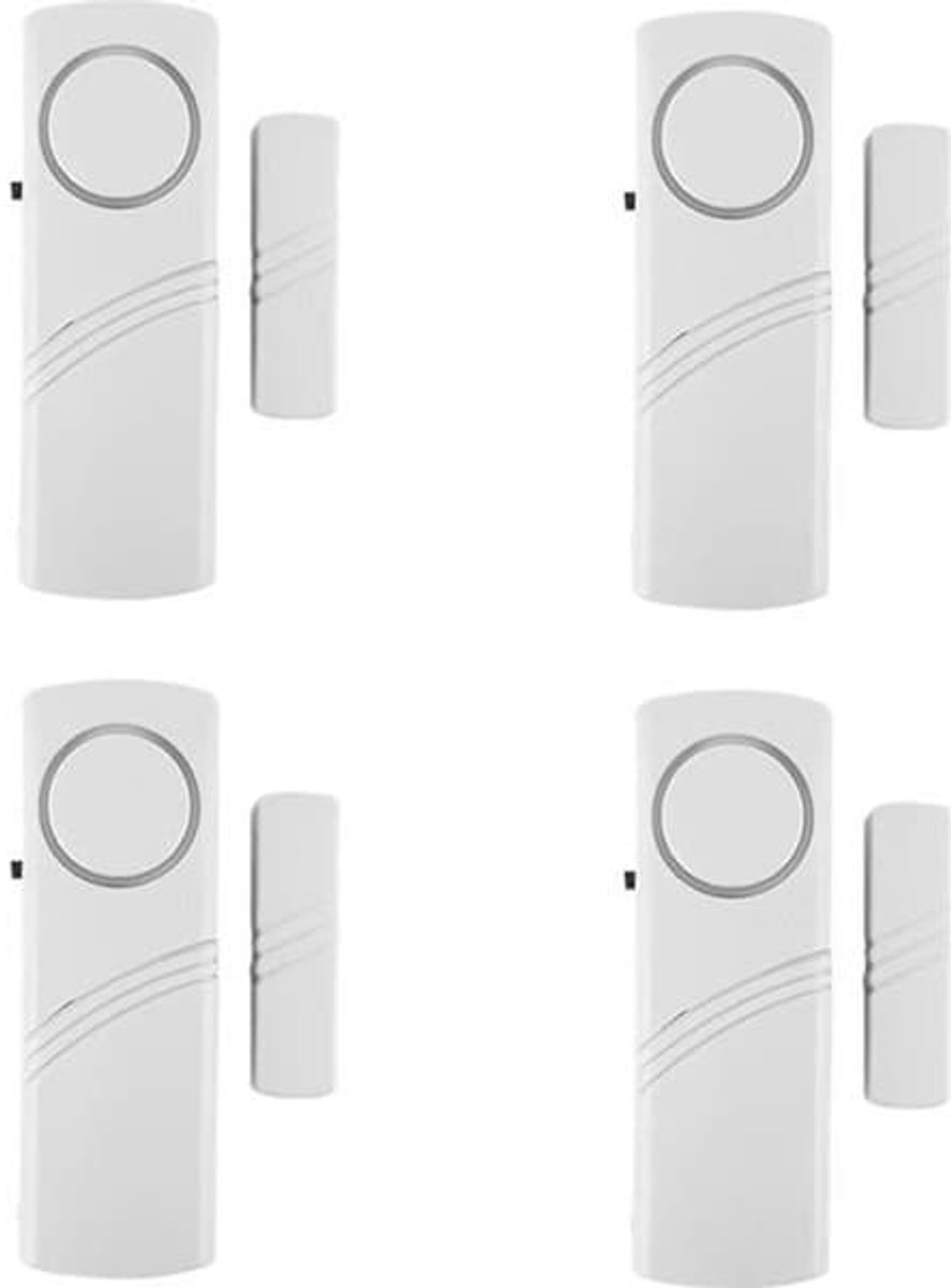 Draadloze deurbel voor ramen en deuren, geschikt voor omgevingen met een hoog geluidsniveau; deursensor, geschikt voor thuisgebruik.