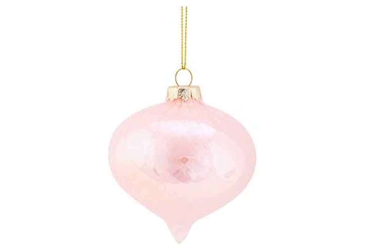 Hanger Tol Spiral Pearl Roze 8x8xh8cm Gl As