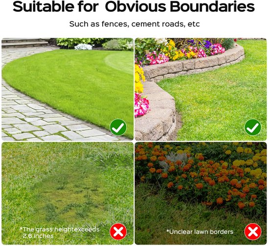 YARDCARE V100 Robotmaaier zonder Begrenzingskabel, stil en efficiënt voor tuinen tot 150 m² - ShopVlot — afbeelding 5