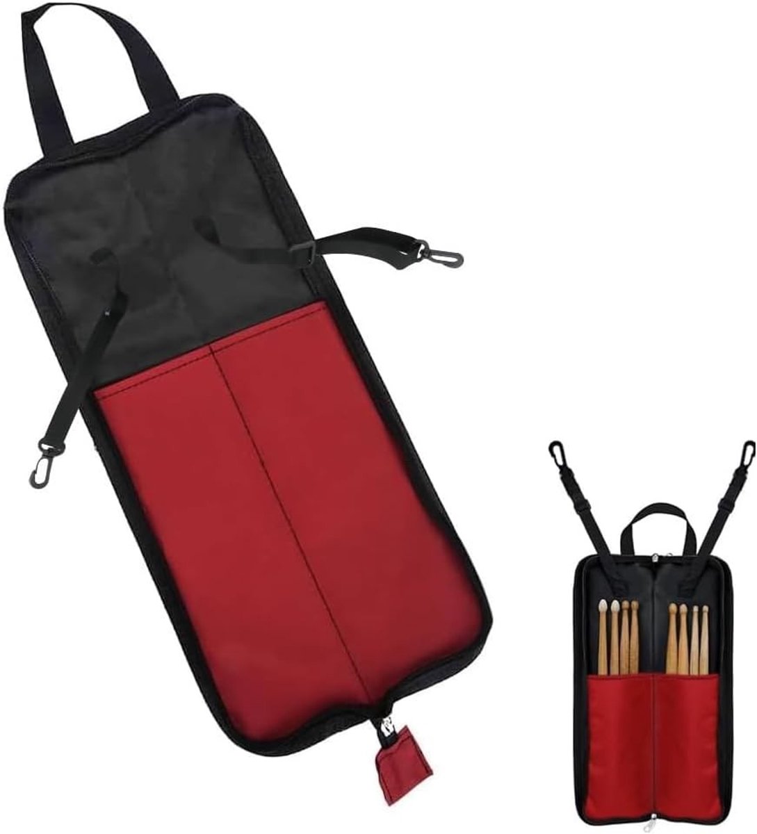Drumstick Tas met Handvat, Draagbare Drum Hamer Tas voor Drummers, Ideaal voor Muziekinstrumenten en Accessoires