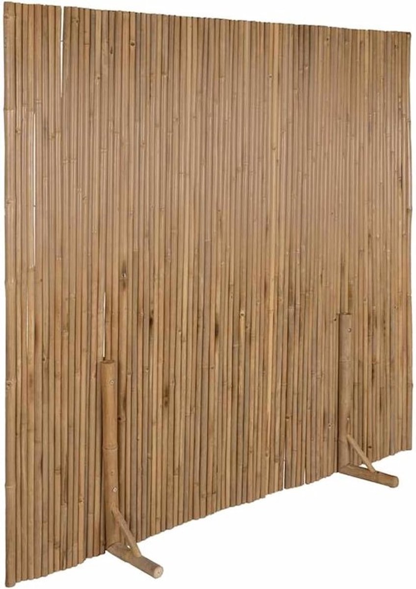 Bamboe Hekpaneel - Natuurlijke Afscheiding - Tuin Privacy - Flexibel Vormbaar - 180x170 cm - Bruin