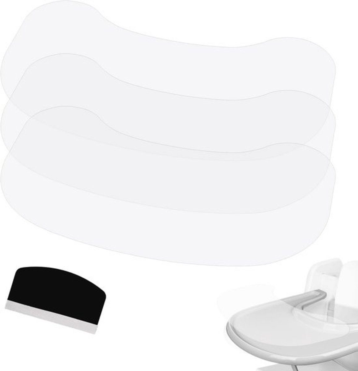 Zuignap Solver Stickers voor Kinderstoelen - Zelfklevende Placemat voor Kommen en Borden