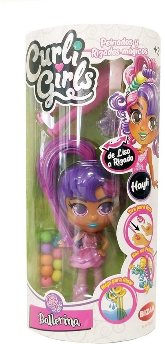Poppen Speelgoed Ballerina met Krullend Haar Pop