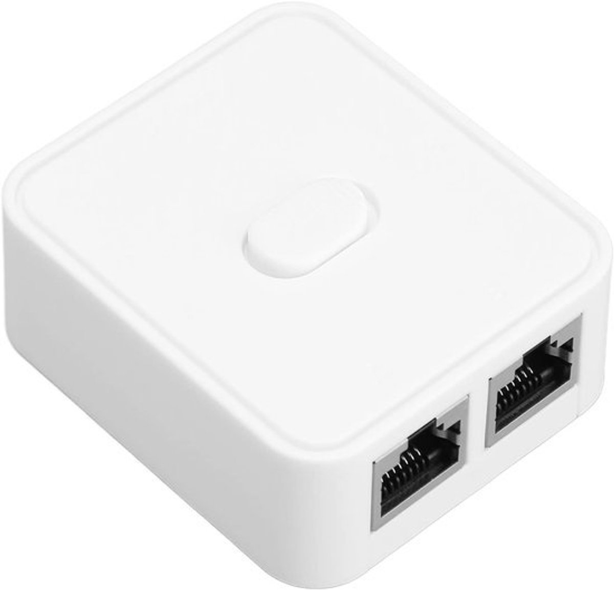 Gigabit Netwerk Switch - Ethernet Splitter Adapter - Netwerk Uitbreiding - 1000Mbps Snelheid - 2 poort - Zwart