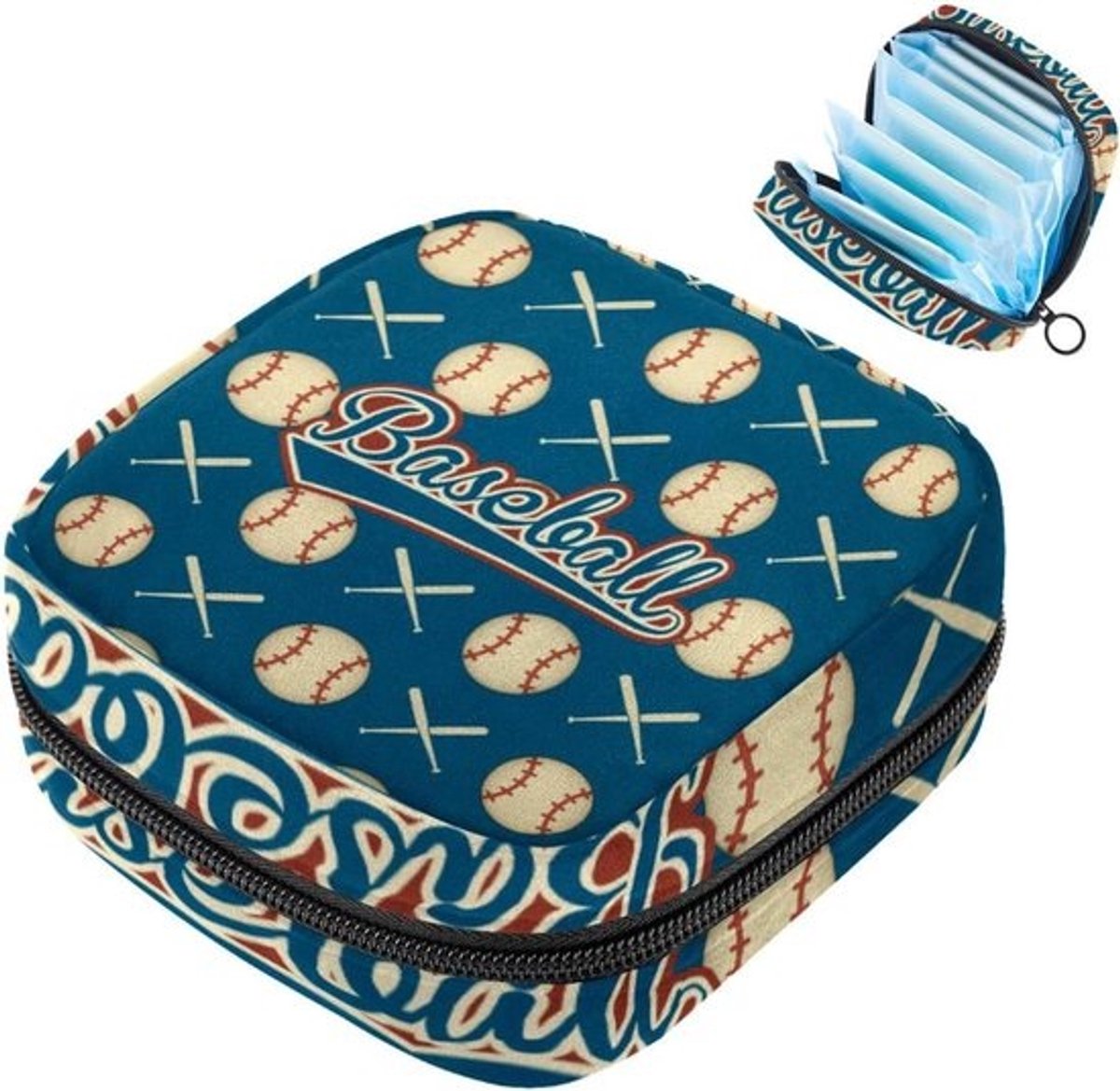 Menstruatie Opbergtas - Hygiëne Tasje - Persoonlijke Opslag - Compact Ontwerp - 12x17x17 cm - Veelkleurig