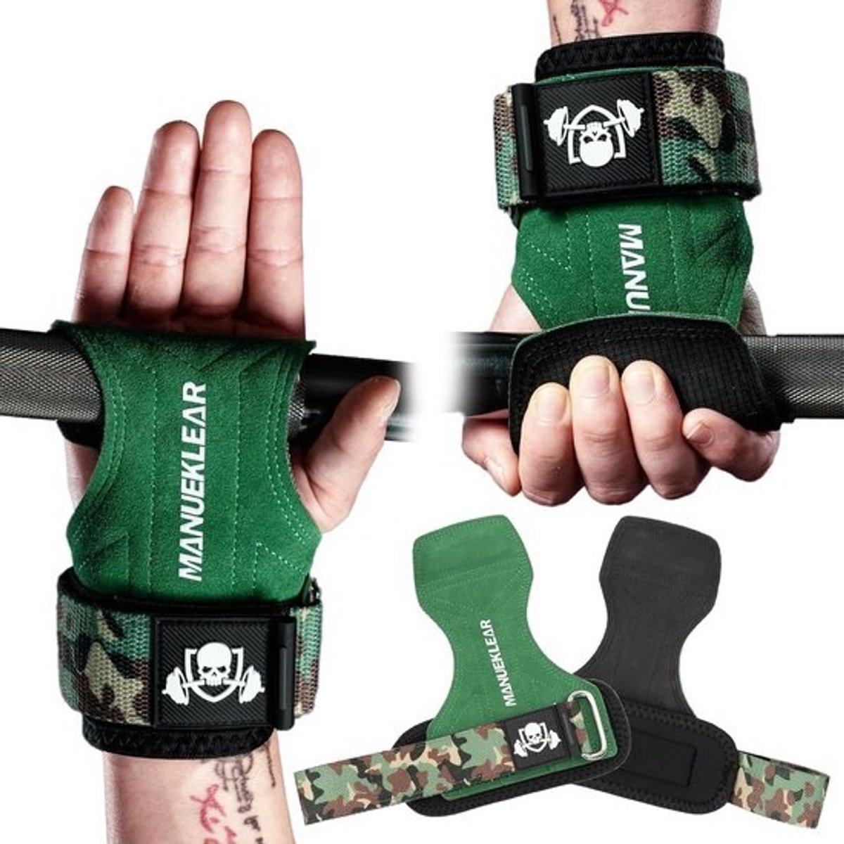 Verstelbare Tillings- en Polsriemen voor Gewichtheffen - Ergonomische Gym Straps voor Deadlifts, Powerlifting en Dumbbell Training