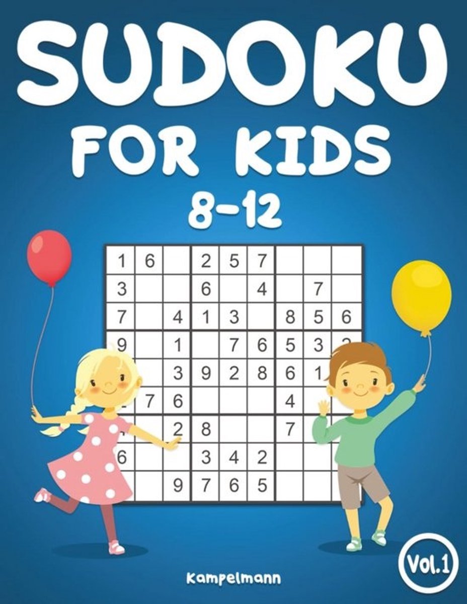 200 Sudoku Puzzels voor Kinderen 8-12 Jaar - Grotere Lettergrootte Inclusief Oplossingen