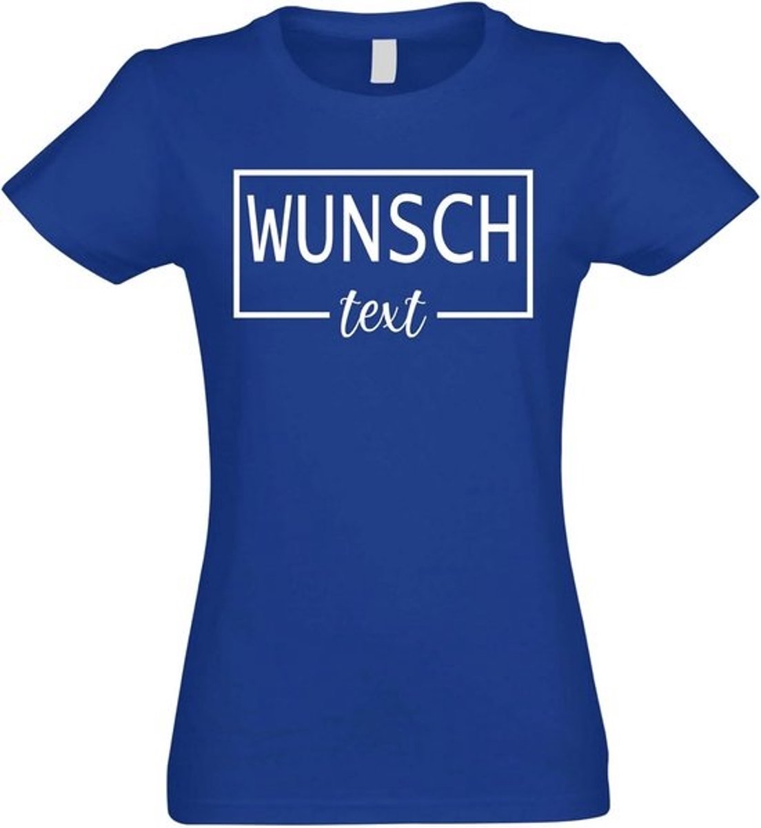 Bedrukt T-shirt met Eigen Tekst of Naam voor Dames en Heren