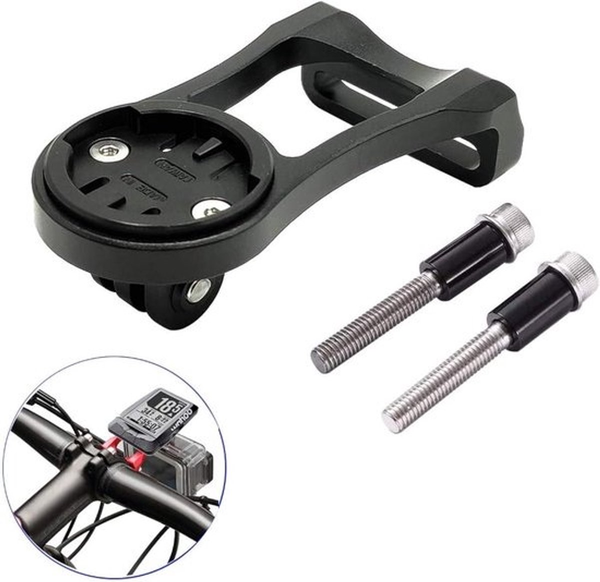 Out-Front Mount voor Wahoo Elemnt Bolt Mini - Houder voor Fietscomputer