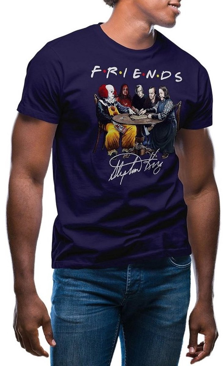 Horror Film Fans T-Shirt Geïnspireerd door Stephen King Anime Stijl