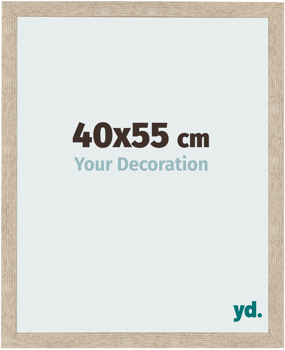 Your Decoration - Fotolijst 40x55 cm - MDF - Sonoma Eiken - Bologna