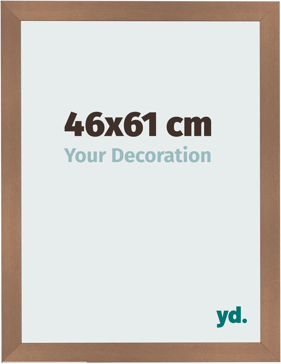 Your Decoration - Fotolijst 46x61 cm - MDF - Koper Decor - Bologna